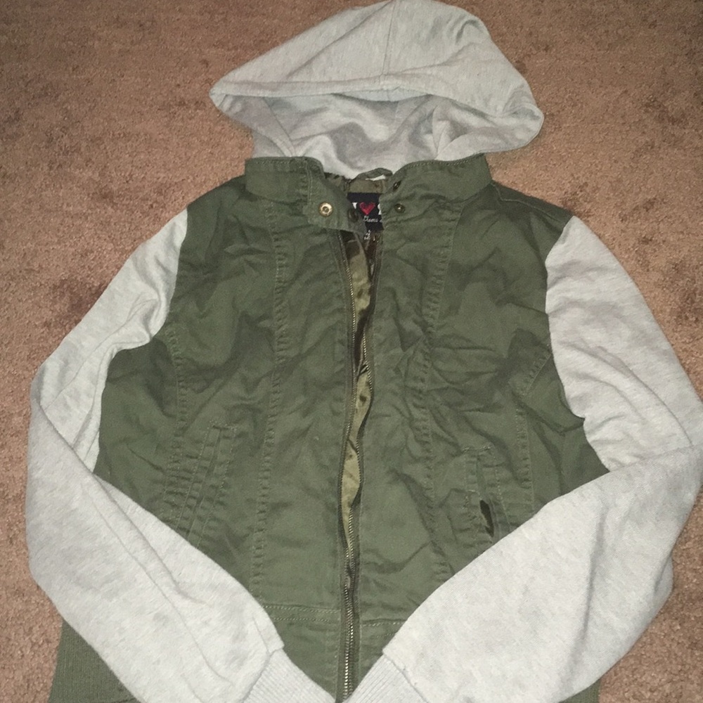 Army green jacket